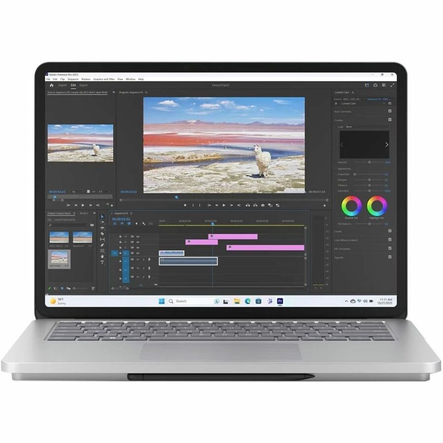 Microsoft Surface Laptop Studio 2 14.4" Touchscreen Convertible (Floating Slider) 2 in 1 Notebook - Intel Core i7 13th Gen i7-13800H - Intel Evo Platform - 64 GB - 1 TB SSD - English, French Keyboard - Platinum Z2F-00001