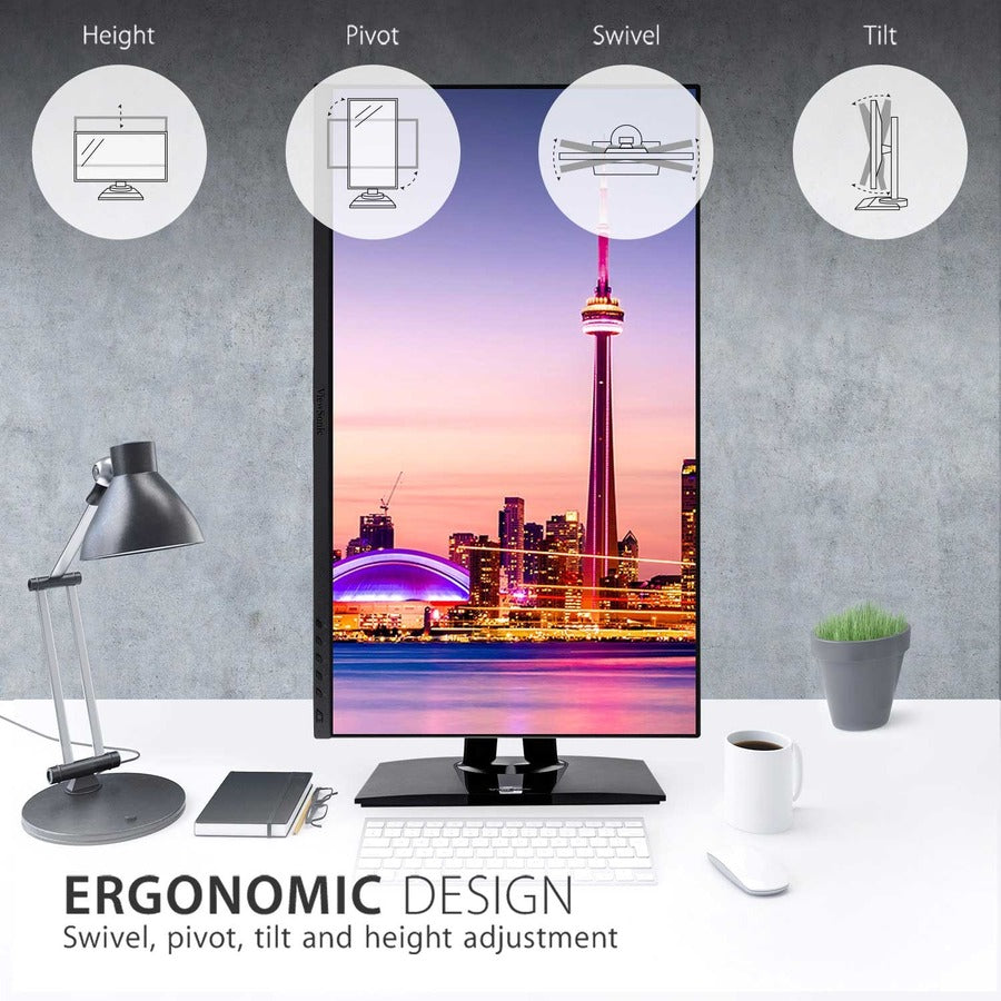 Viewsonic 27" Display, IPS Panel, 3840 x 2160 Resolution VP2756-4K