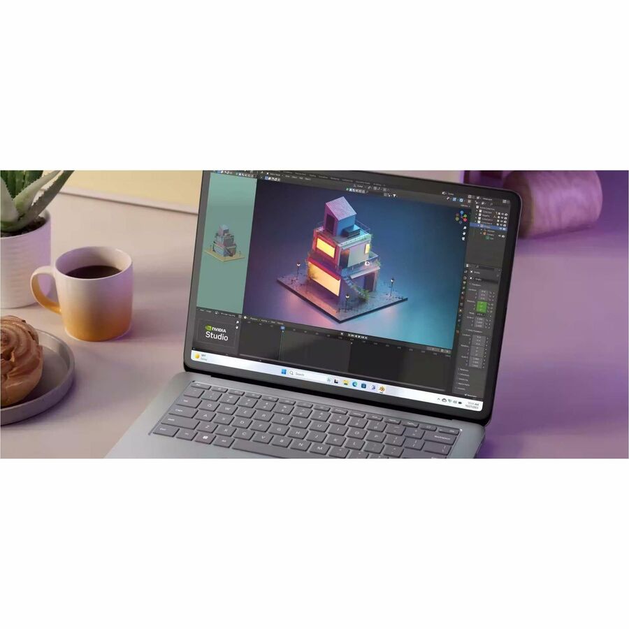 Microsoft Surface Laptop Studio 2 14.4" Touchscreen Convertible (Floating Slider) 2 in 1 Notebook - Intel Core i7 13th Gen i7-13700H - Intel Evo Platform - 16 GB - 512 GB SSD - English, French Keyboard - Platinum ZRG-00001