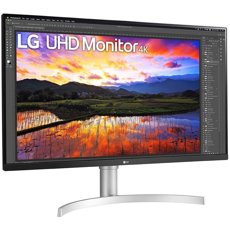 LG 32UN650-W 32" Class 4K UHD LCD Monitor - 16:9 - Black, Silver 32UN650-W