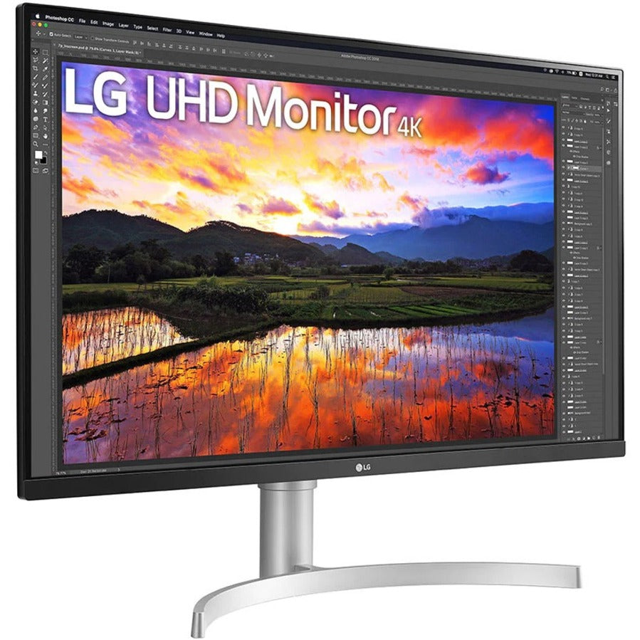 LG 32UN650-W 32" Class 4K UHD LCD Monitor - 16:9 - Black, Silver 32UN650-W