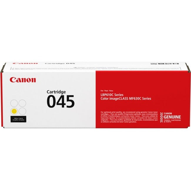 Canon 045 Standard Yield Laser Toner Cartridge - Yellow Pack 1239C001