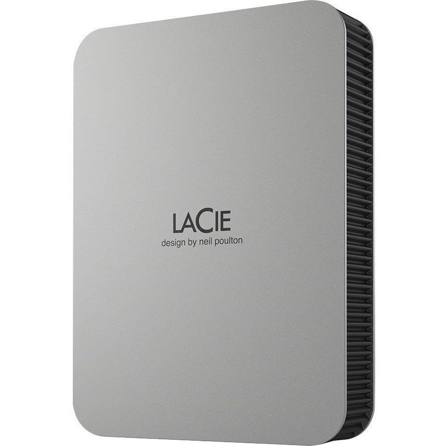 LaCie Mobile Drive Secure STLR4000400 4 TB Portable Hard Drive - 3.5" External - Space Gray STLR4000400