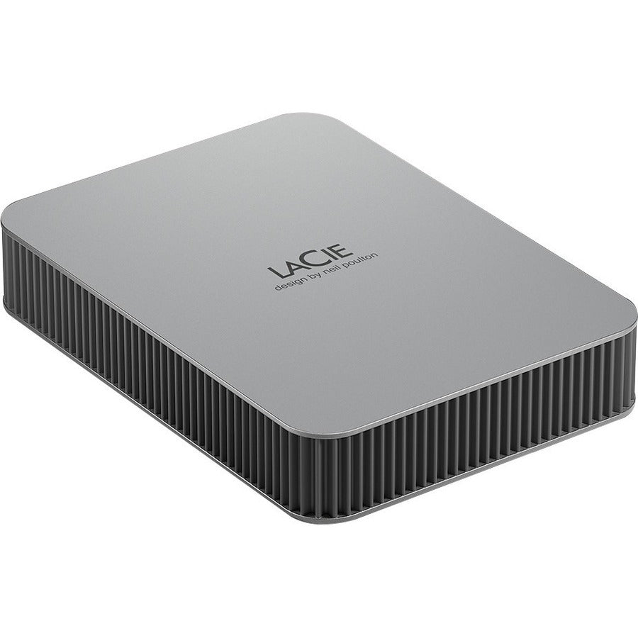 LaCie Mobile Drive Secure STLR4000400 4 TB Portable Hard Drive - 3.5" External - Space Gray STLR4000400