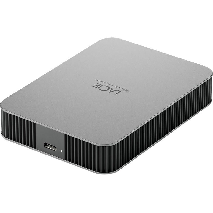 LaCie Mobile Drive Secure STLR4000400 4 TB Portable Hard Drive - 3.5" External - Space Gray STLR4000400