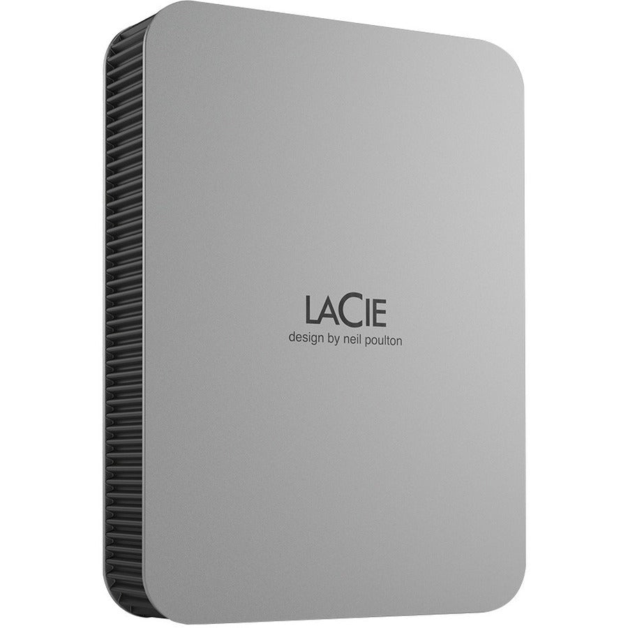 LaCie Mobile Drive Secure STLR4000400 4 TB Portable Hard Drive - 3.5" External - Space Gray STLR4000400