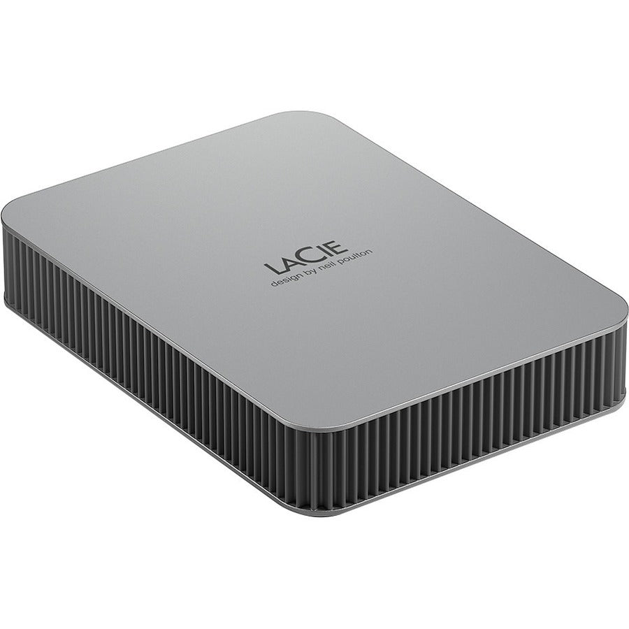 LaCie Mobile Drive STLP5000400 5 TB Portable Hard Drive - 2.5" External - Moon Silver STLP5000400