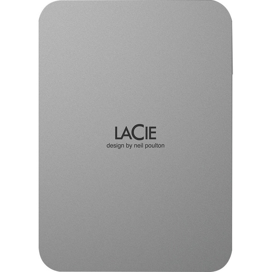 LaCie Mobile Drive Secure STLR2000400 2 TB Portable Hard Drive - 2.5" External - Space Gray STLR2000400