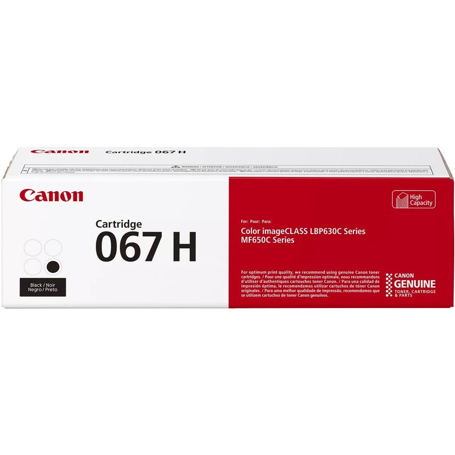 Canon 067 Original High Yield Laser Toner Cartridge - Black - 1 Pack 5106C001