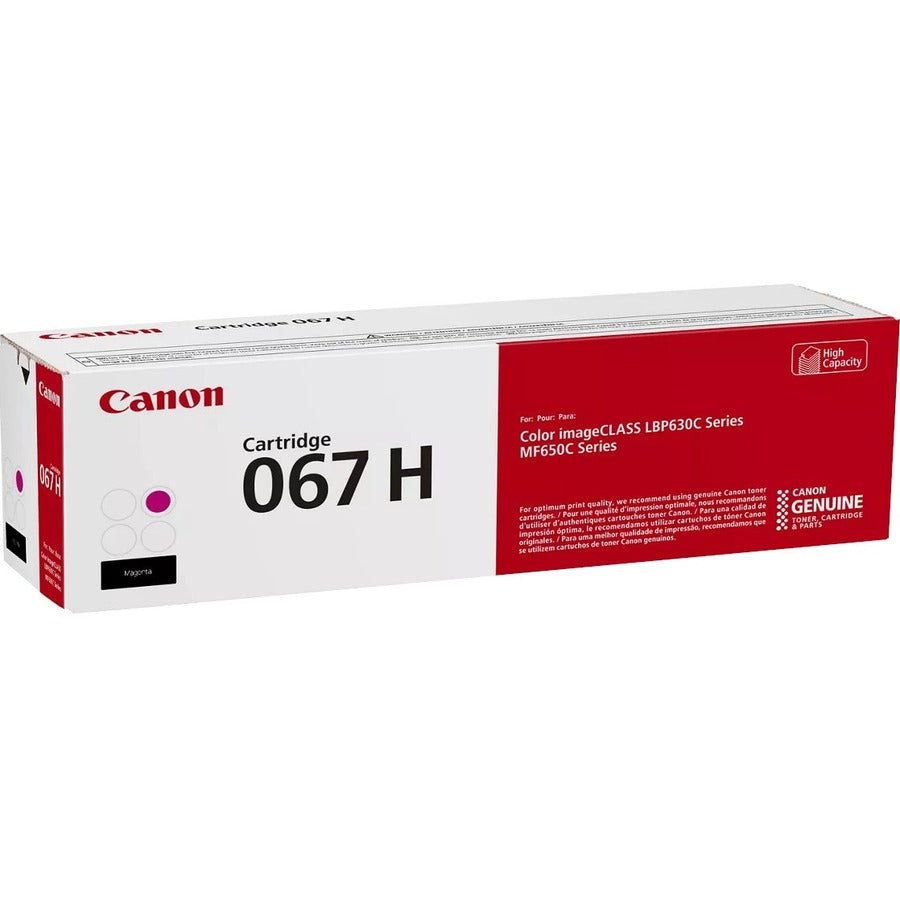 Canon 067 Original High Yield Laser Toner Cartridge - Magenta - 1 Each 5104C001