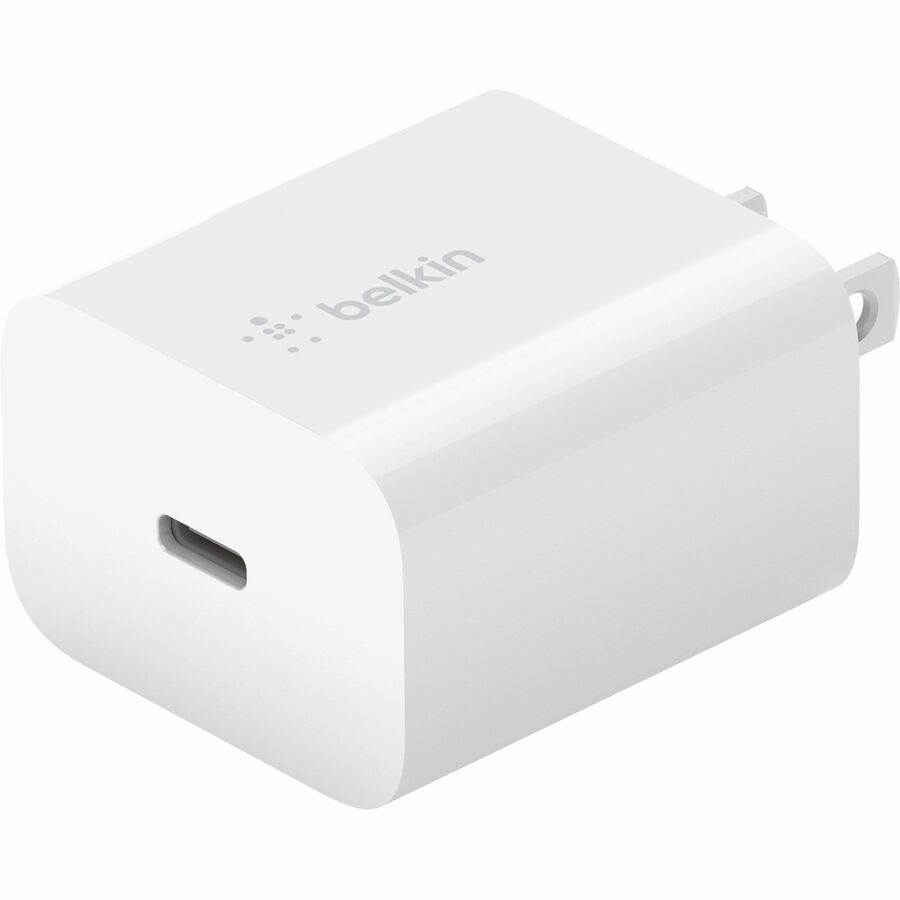 Belkin 20W Portable USB-C Wall Charger - 1xUSB-C (20W) - Fast Charge - Power Adapter - White BBC005-WH