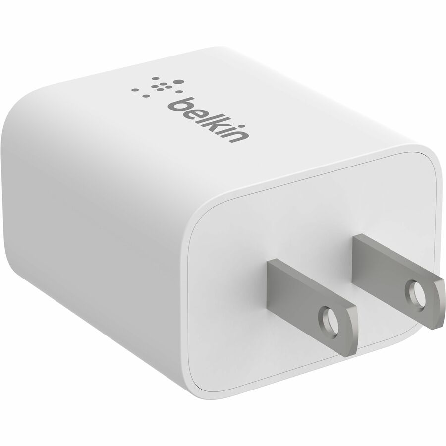 Belkin 20W Portable USB-C Wall Charger - 1xUSB-C (20W) - Fast Charge - Power Adapter - White BBC005-WH