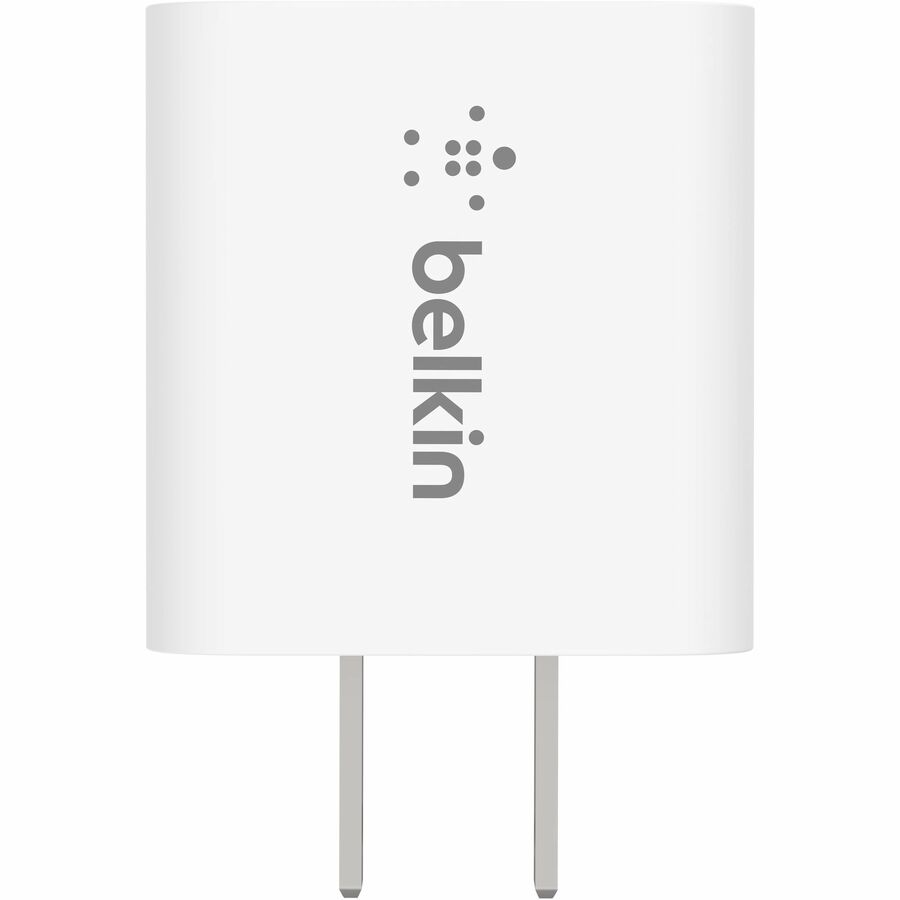 Belkin 20W Portable USB-C Wall Charger - 1xUSB-C (20W) - Fast Charge - Power Adapter - White BBC005-WH