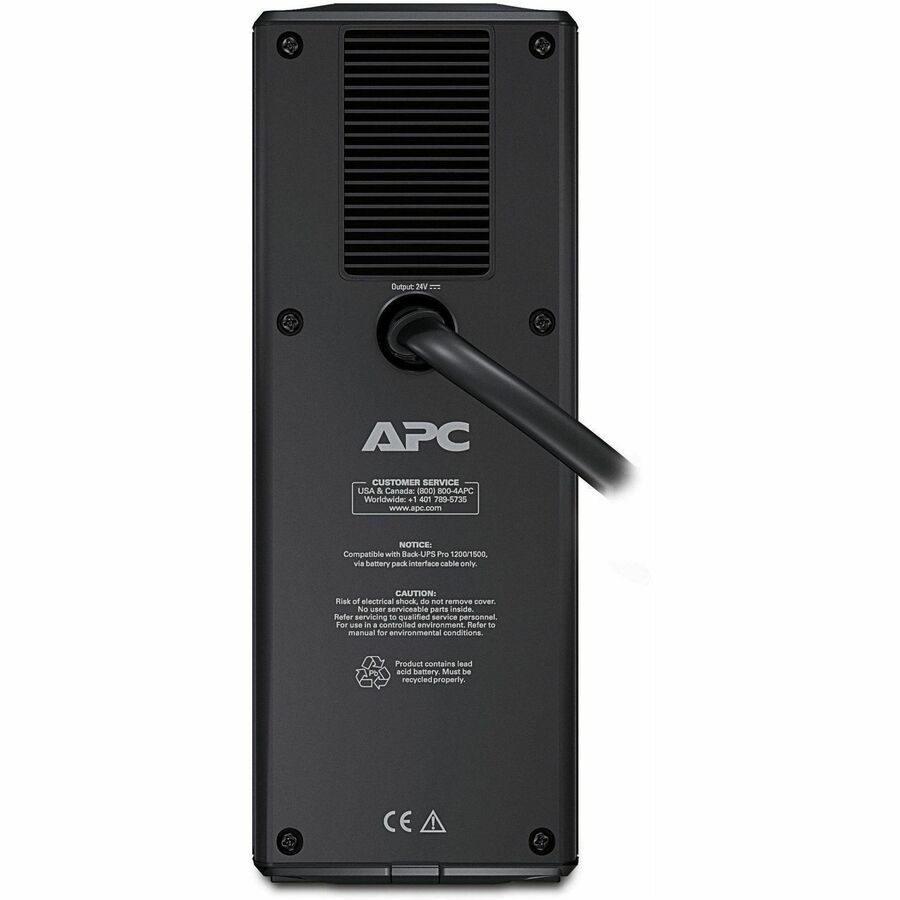 APC by Schneider Electric Back-UPS Pro External Battery Pack (for 1500VA Back-UPS Pro models) BR24BPG