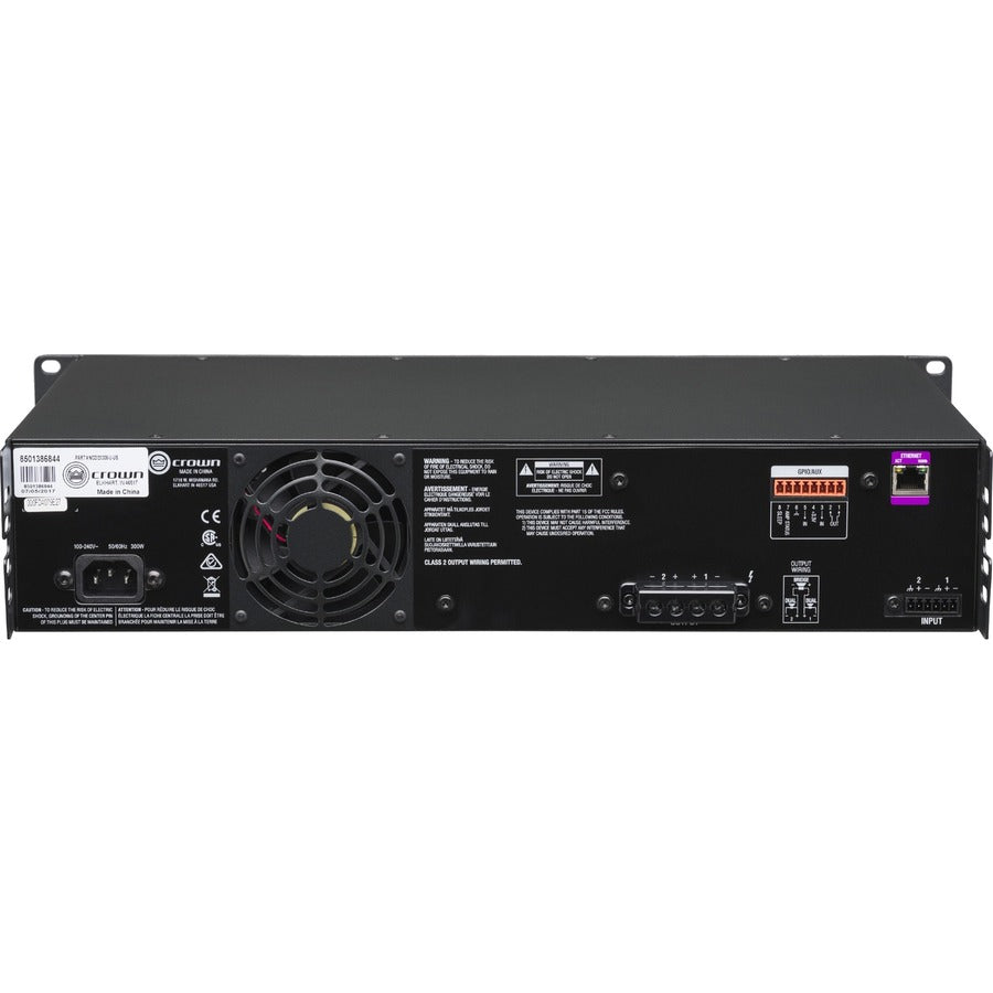 Crown 2|300 Amplifier - 600 W RMS - 2 Channel NCDI2X300-U-US