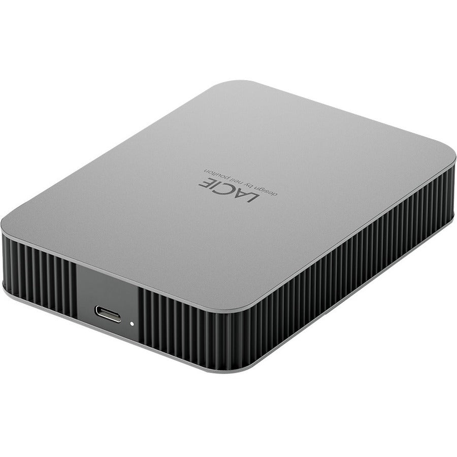 LaCie Mobile Drive Secure STLR2000400 2 TB Portable Hard Drive - 2.5" External - Space Gray STLR2000400