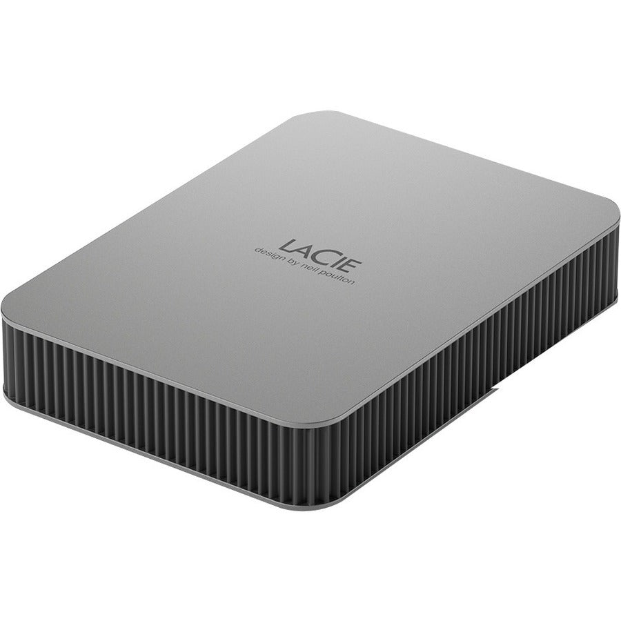 LaCie Mobile Drive Secure STLR2000400 2 TB Portable Hard Drive - 2.5" External - Space Gray STLR2000400