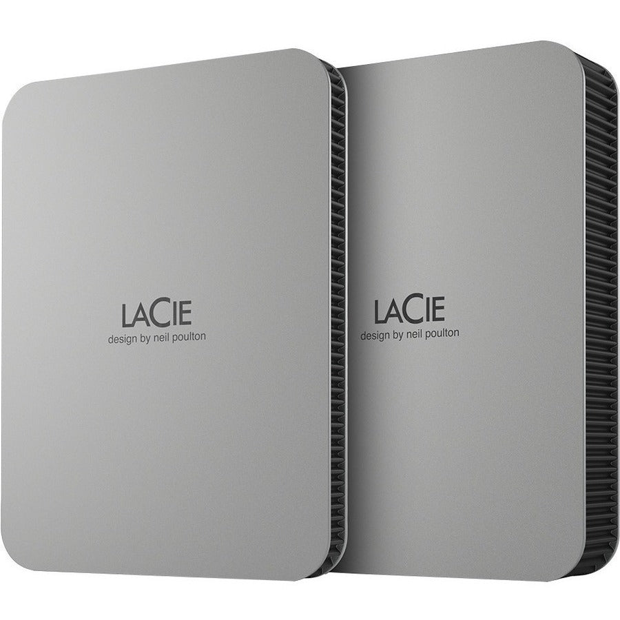 LaCie Mobile Drive Secure STLR4000400 4 TB Portable Hard Drive - 3.5" External - Space Gray STLR4000400