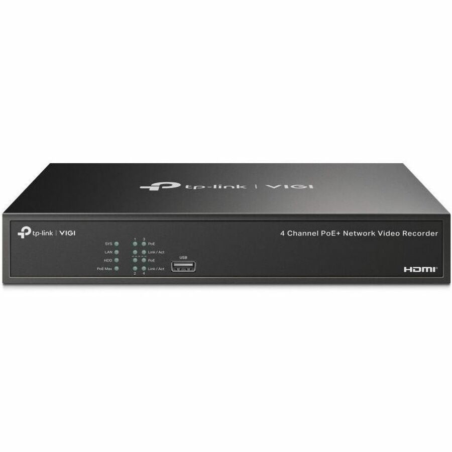 TP-Link VIGI 4 Channel PoE+ Network Video Recorder - 2 TB HDD VIGI NVR1004H-4P-2TB