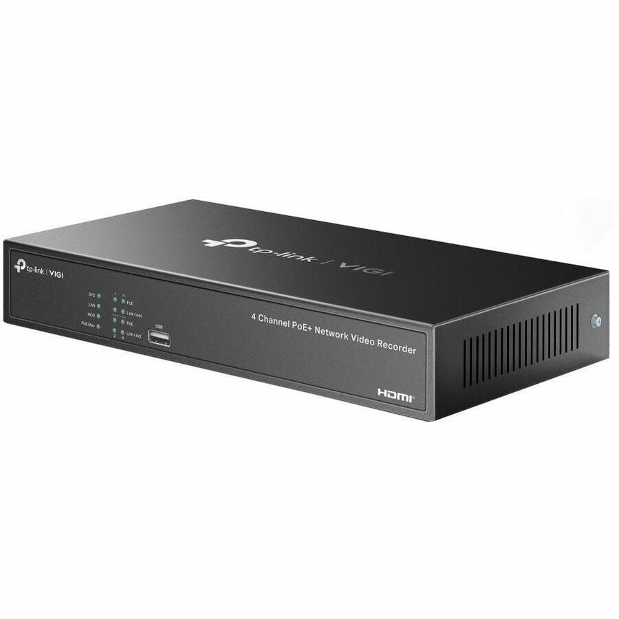 TP-Link VIGI 4 Channel PoE+ Network Video Recorder - 2 TB HDD VIGI NVR1004H-4P-2TB