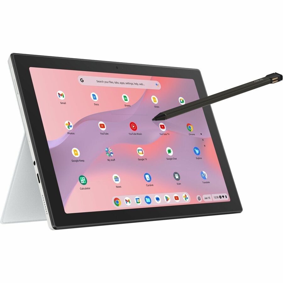 Asus Chromebook Detachable CM30 CM3001DM2A-YZ88T-S 10.5" Touchscreen Rugged Detachable 2 in 1 Chromebook - WUXGA - Octa-core (ARM Cortex A76 + Cortex A55) - 8 GB - 128 GB Flash Memory - Fog Silver CM3001DM2A-YZ88T-S