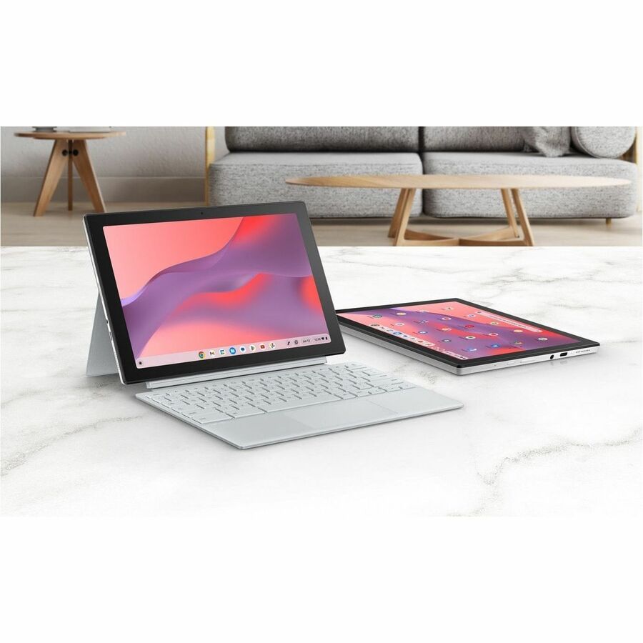 Asus Chromebook Detachable CM30 CM3001DM2A-YZ88T-S 10.5" Touchscreen Rugged Detachable 2 in 1 Chromebook - WUXGA - Octa-core (ARM Cortex A76 + Cortex A55) - 8 GB - 128 GB Flash Memory - Fog Silver CM3001DM2A-YZ88T-S