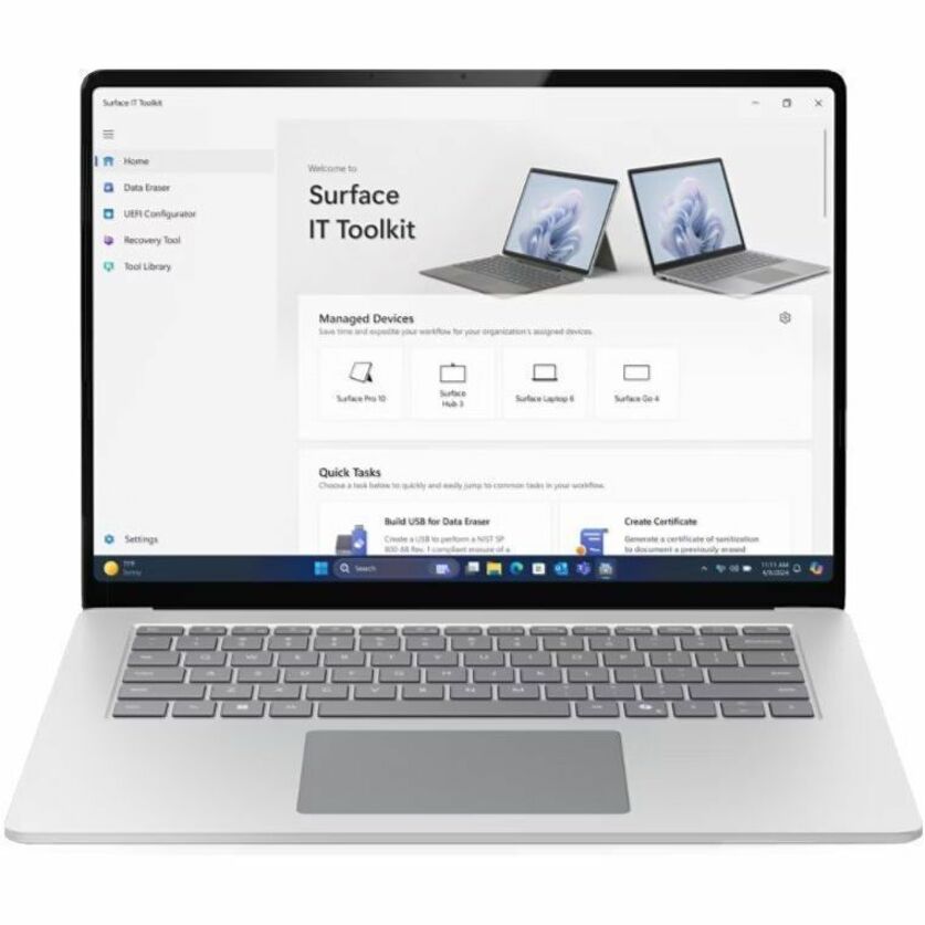 Microsoft Surface Laptop 7 15" Touchscreen Notebook - Qualcomm Snapdragon X Elite - 16 GB - 1 TB SSD - English Keyboard - Platinum ZYU-00001