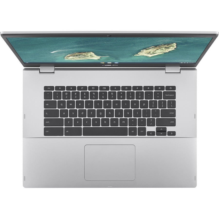 Asus Chromebook CX1500 CX1500CKA-DH44F 15.6" Chromebook - Full HD - Intel Celeron N4500 - 4 GB - 64 GB Flash Memory - Transparent Silver CX1500CKA-DH44F