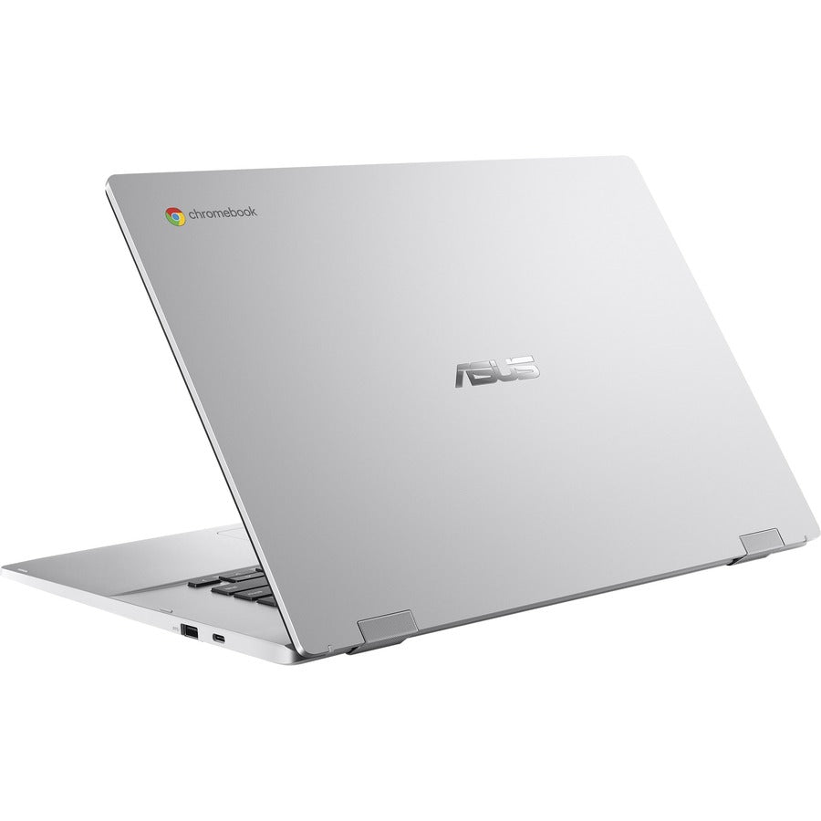 Asus Chromebook CX1500 CX1500CKA-DH44F 15.6" Chromebook - Full HD - Intel Celeron N4500 - 4 GB - 64 GB Flash Memory - Transparent Silver CX1500CKA-DH44F