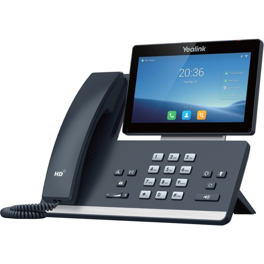 Yealink SIP-T58W IP Phone - Corded - Corded/Cordless - Wi-Fi - Wall Mountable, Desktop - Classic Gray 1301111