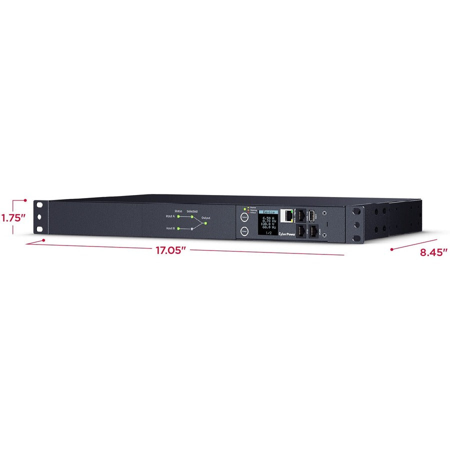 CyberPower Switched ATS PDU PDU44002 10-Outlets PDU PDU44002