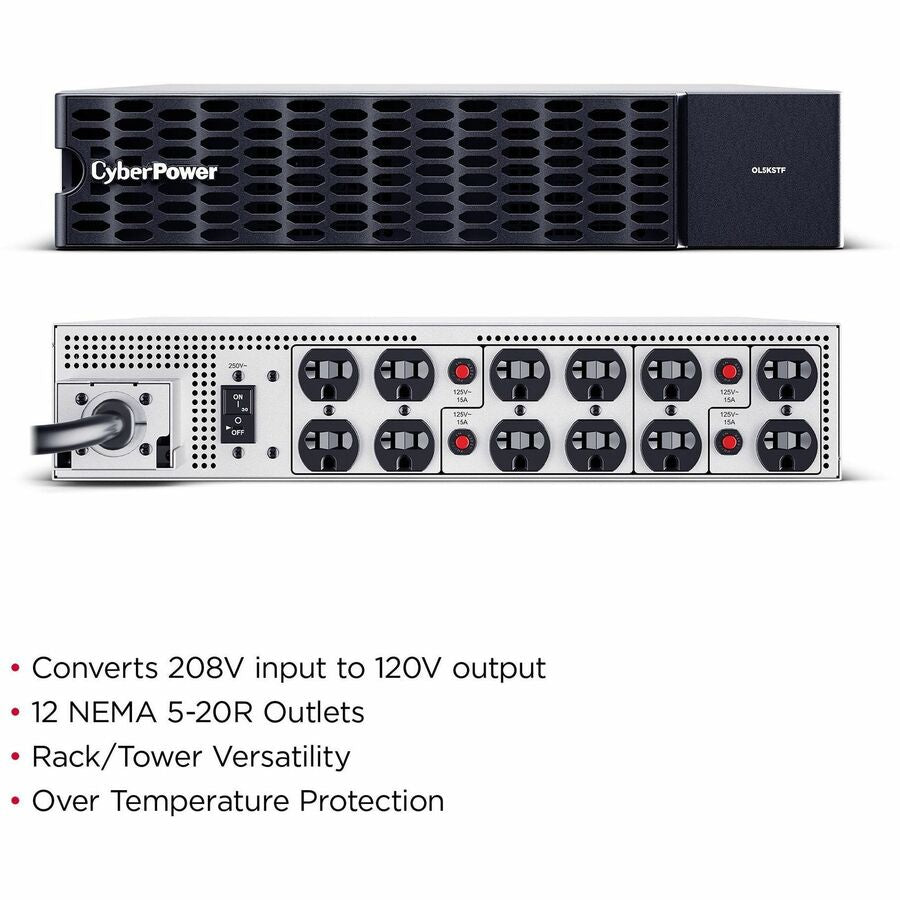 CyberPower Smart App Online OL5KSTF 5000VA Isolation/Step-Down Transformer OL5KSTF