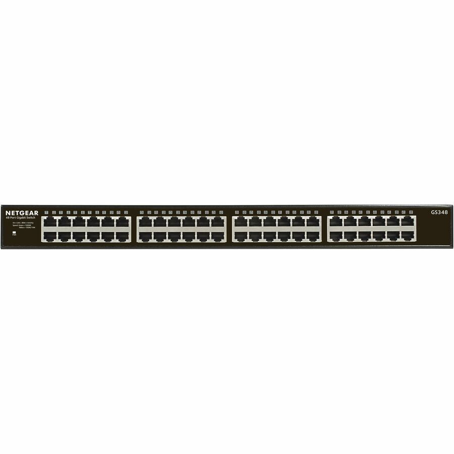 Netgear 48-port Gigabit Ethernet Rackmount Unmanaged Switch (GS348) GS348-100NAS