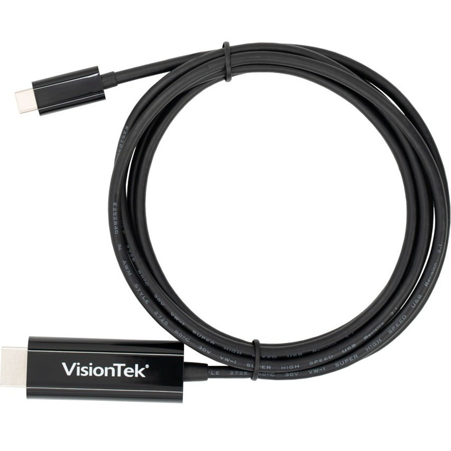 VisionTek USB-C to HDMI 2.0 Active 2 Meter Cable (M/M) 901219