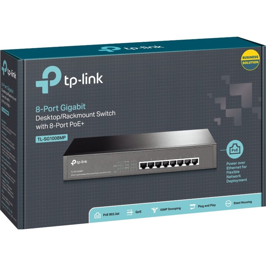 TP-Link TL-SG1008MP - 8-Port Gigabit PoE Switch TL-SG1008MP