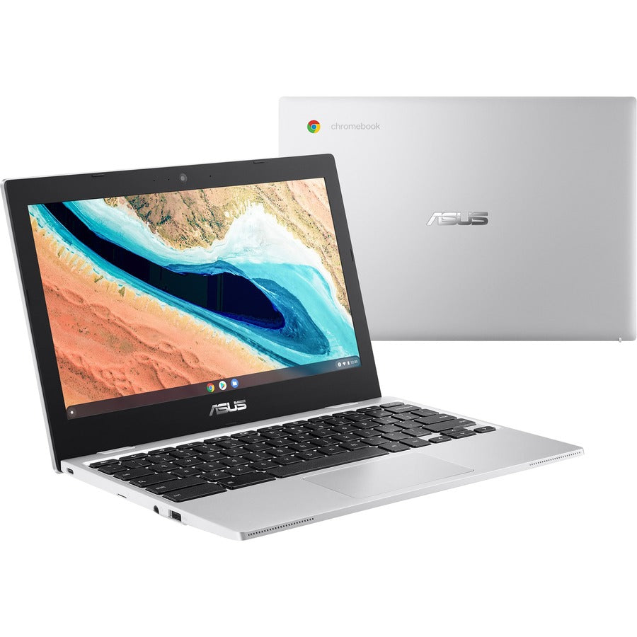 Asus Chromebook CX1101CMA-DB44 11.6" Chromebook - HD - Intel Celeron N4020 - 4 GB - 64 GB Flash Memory - Transparent Silver CX1101CMA-DB44