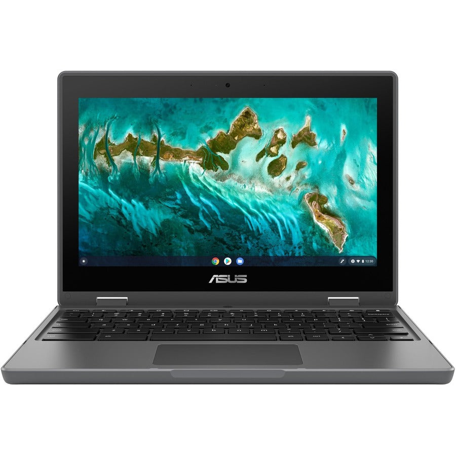 Asus Chromebook Flip CR1 CR1100FKA-YZ142T 11.6" Touchscreen Convertible Chromebook - HD - Intel Celeron N5100 - 4 GB - 32 GB Flash Memory - Dark Gray CR1100FKA-YZ142T