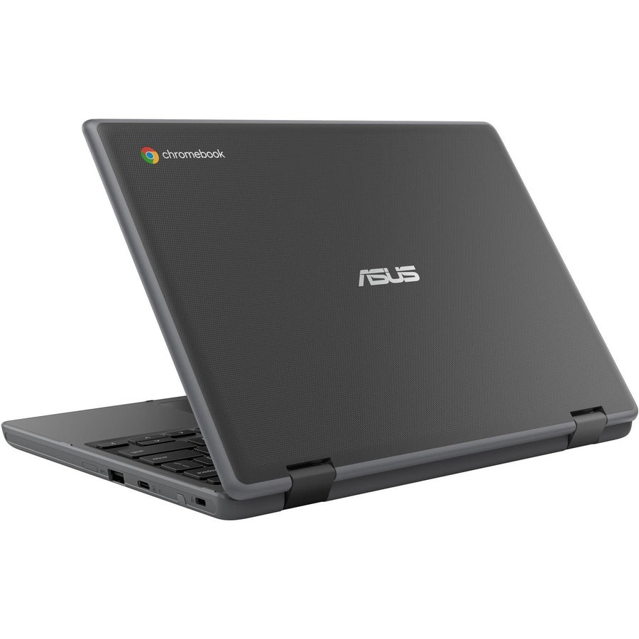 Asus Chromebook Flip CR1 CR1100FKA-YZ142T 11.6" Touchscreen Convertible Chromebook - HD - Intel Celeron N5100 - 4 GB - 32 GB Flash Memory - Dark Gray CR1100FKA-YZ142T