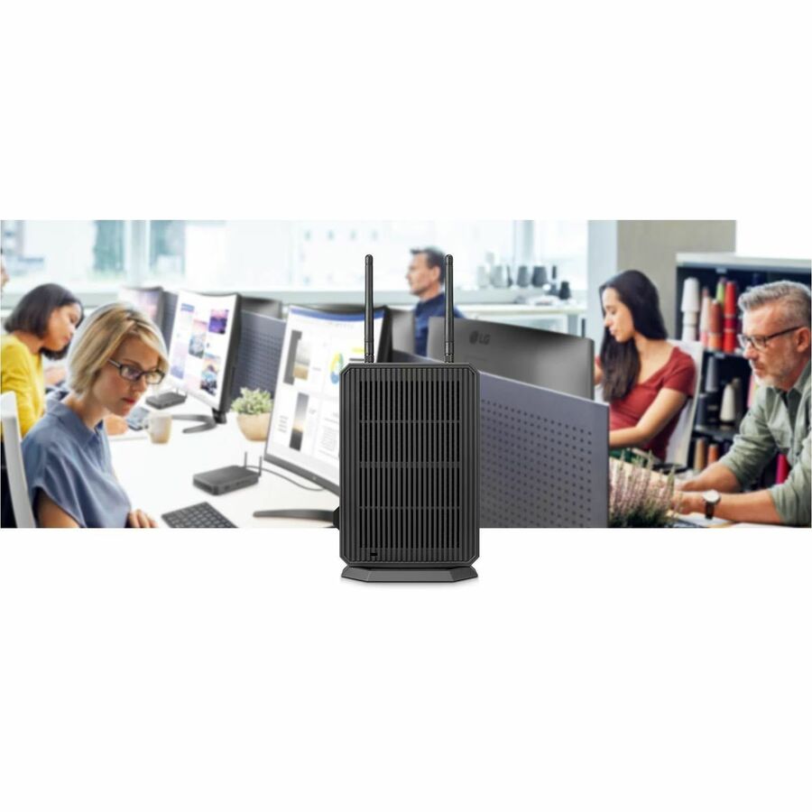 LG CQ601W-BP Desktop Thin Client - Intel Pentium N6005 Quad-core (4 Core) 2 GHz - Charcoal Gray CQ601W-BP