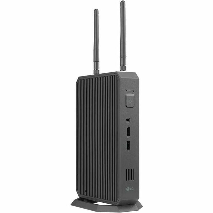 LG CQ601W-BP Desktop Thin Client - Intel Pentium N6005 Quad-core (4 Core) 2 GHz - Charcoal Gray CQ601W-BP