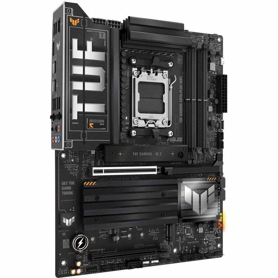 TUF TUF GAMING X870-PLUS WIFI Gaming Desktop Motherboard - AMD X870 Chipset - Socket AM5 - ATX TUFGAMING X870-PLUSWIFI