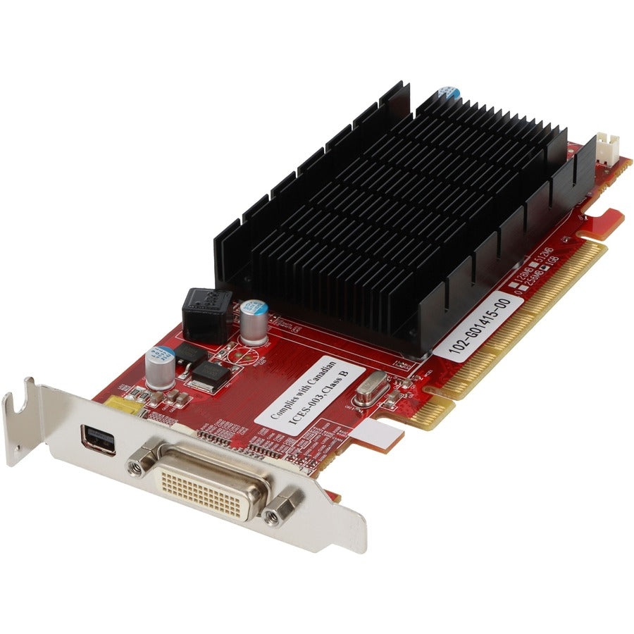 VisionTek Radeon 6350 SFF 1GB DDR3 3M DMS59 (2x DVI-I, miniDP) w/ 2x DVI-I to VGA Adapter 900456