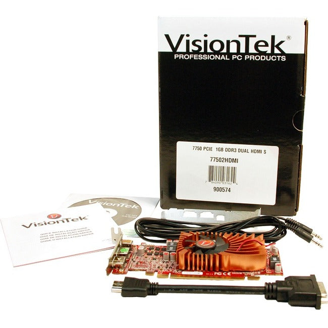 VisionTek Radeon 7750 SFF 1GB DDR3 3M (2x HDMI, miniDP) 900574