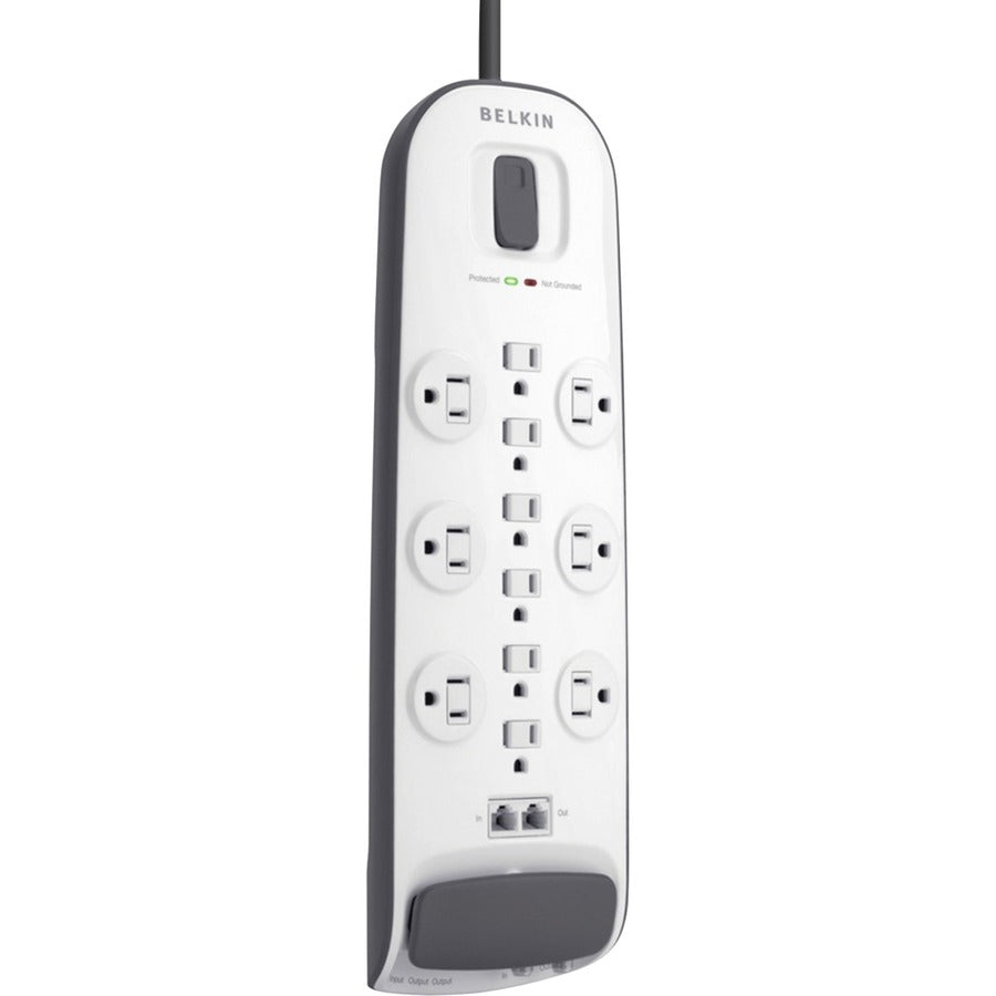 Belkin 12-outlet Surge Protector with 8 ft Power Cord with Cable/Satellite Protection BV112230-08