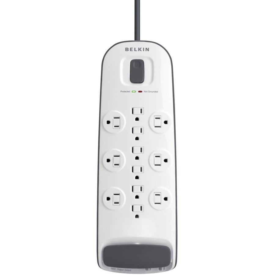 Belkin 12-outlet Surge Protector with 8 ft Power Cord with Cable/Satellite Protection BV112230-08