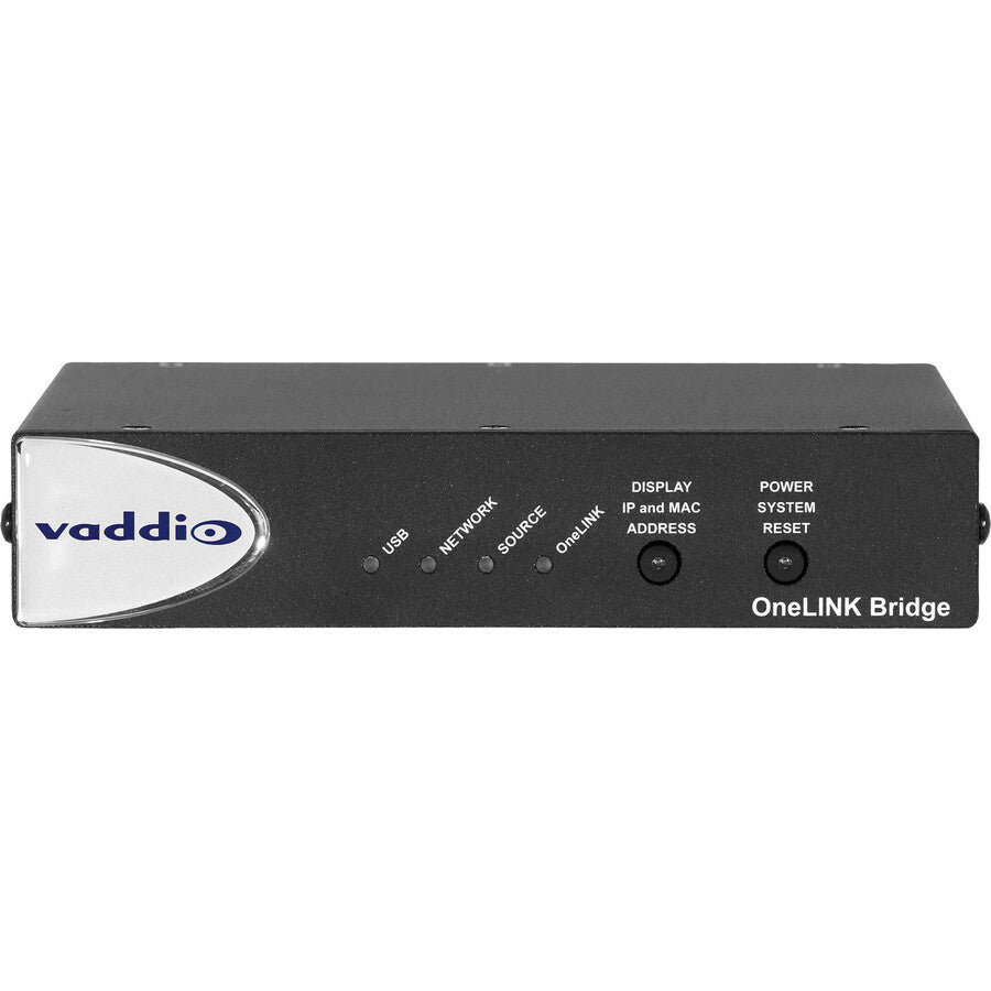 Vaddio RoboSHOT 12E HDBT OneLINK Bridge Video Conferencing System - Includes PTZ Camera and Interface - Black 999-99600-200