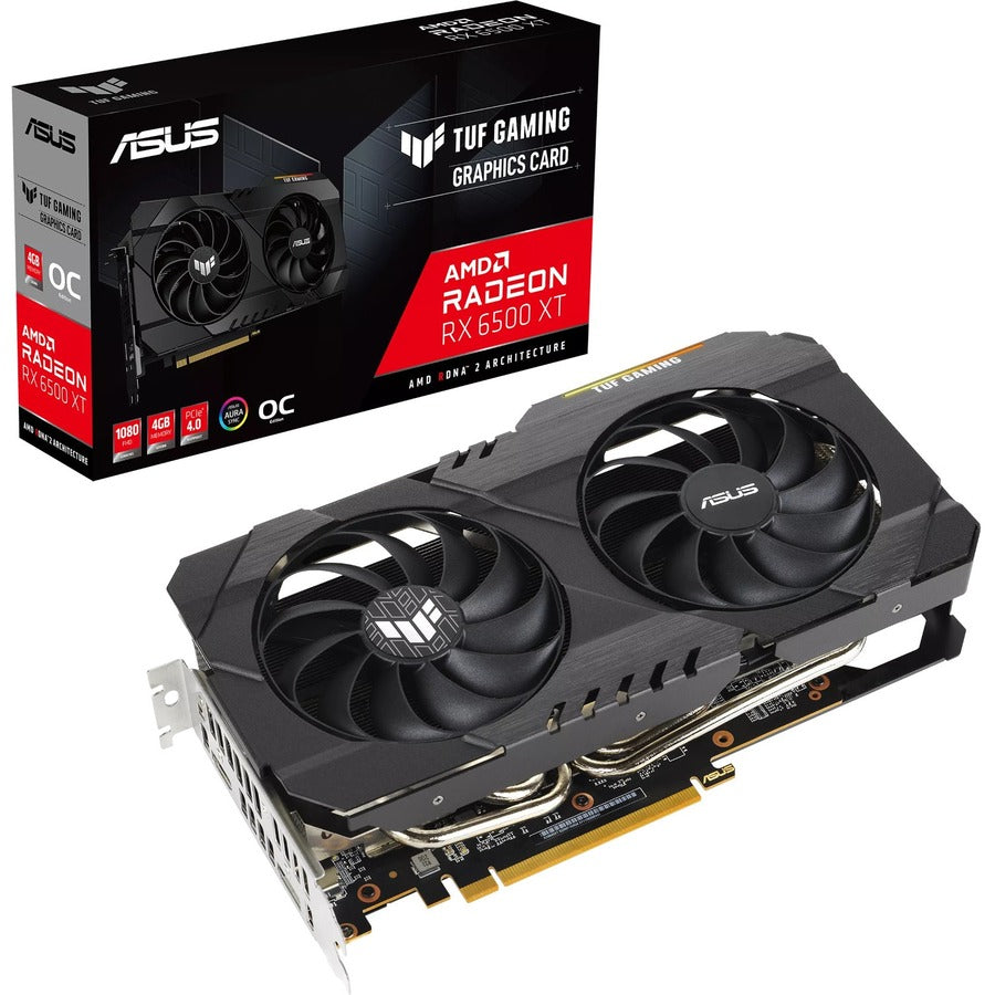 TUF AMD Radeon RX 6500 XT Graphic Card - 4 GB GDDR6 TUF-RX6500XT-O4G-GAMING