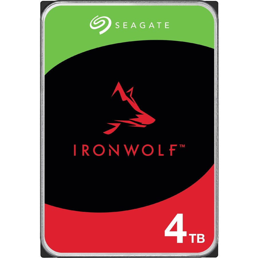 Seagate IronWolf ST4000VN006 4 TB Hard Drive - 3.5" Internal - SATA (SATA/600) - Conventional Magnetic Recording (CMR) Method ST4000VN006