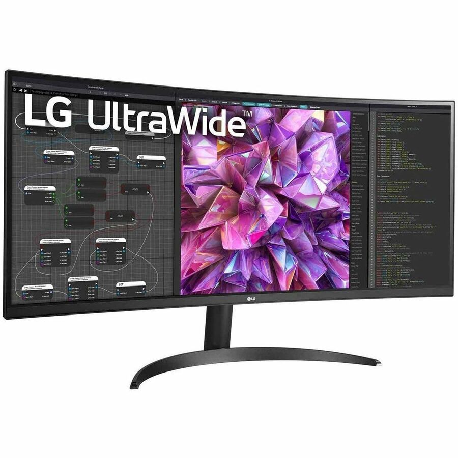 LG 34BQ60QC-B 34" Class UW-QHD Curved Screen LCD Monitor - 21:9 34BQ60QC-B