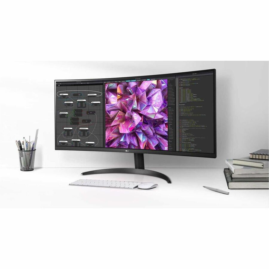 LG 34BQ60QC-B 34" Class UW-QHD Curved Screen LCD Monitor - 21:9 34BQ60QC-B